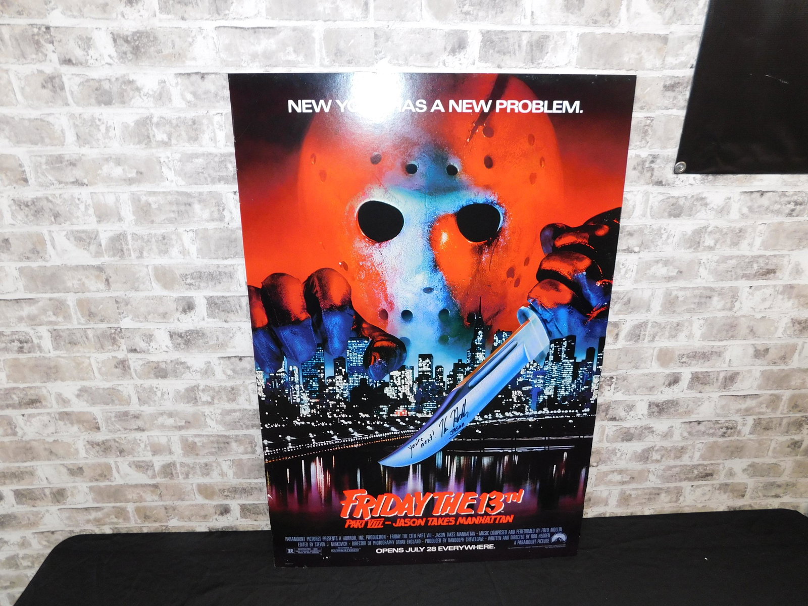 Friday the 13th Autographed Movie Poster (1 of 4)