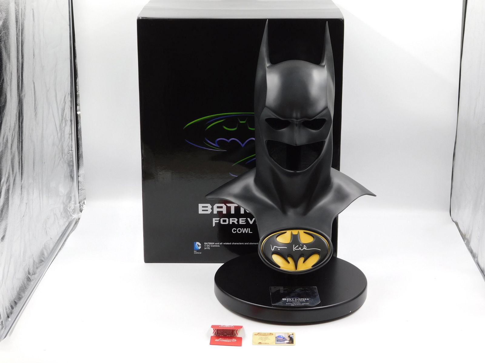 Batman Forever Autographed Cowl (1 of 7)