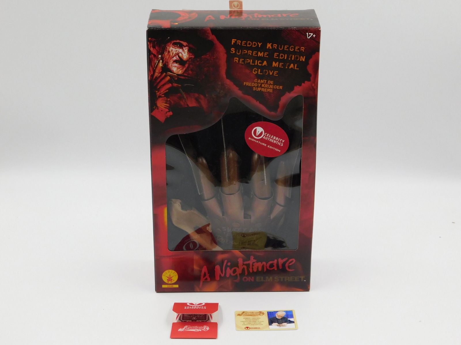 Robert Englund Autographed Freddy Glove (1 of 4)