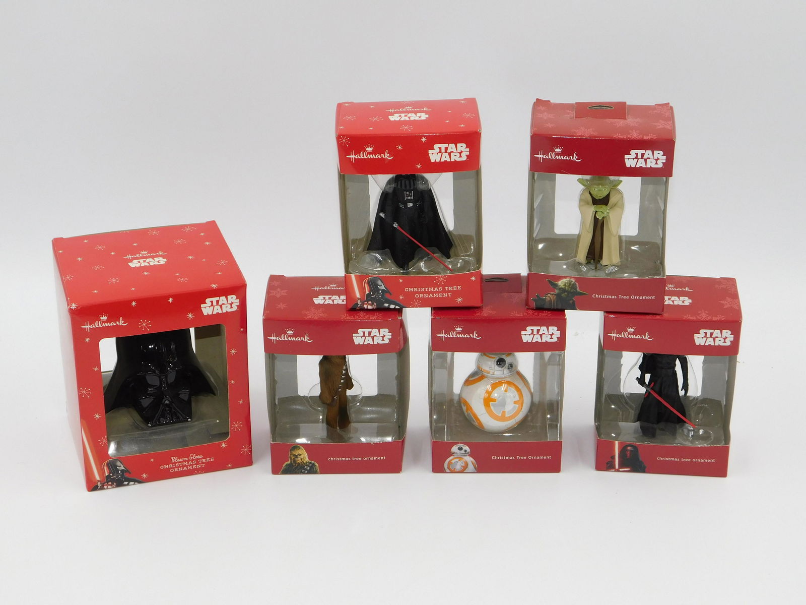 Lot of 6 Hallmark Star Wars Ornaments (1 of 3)