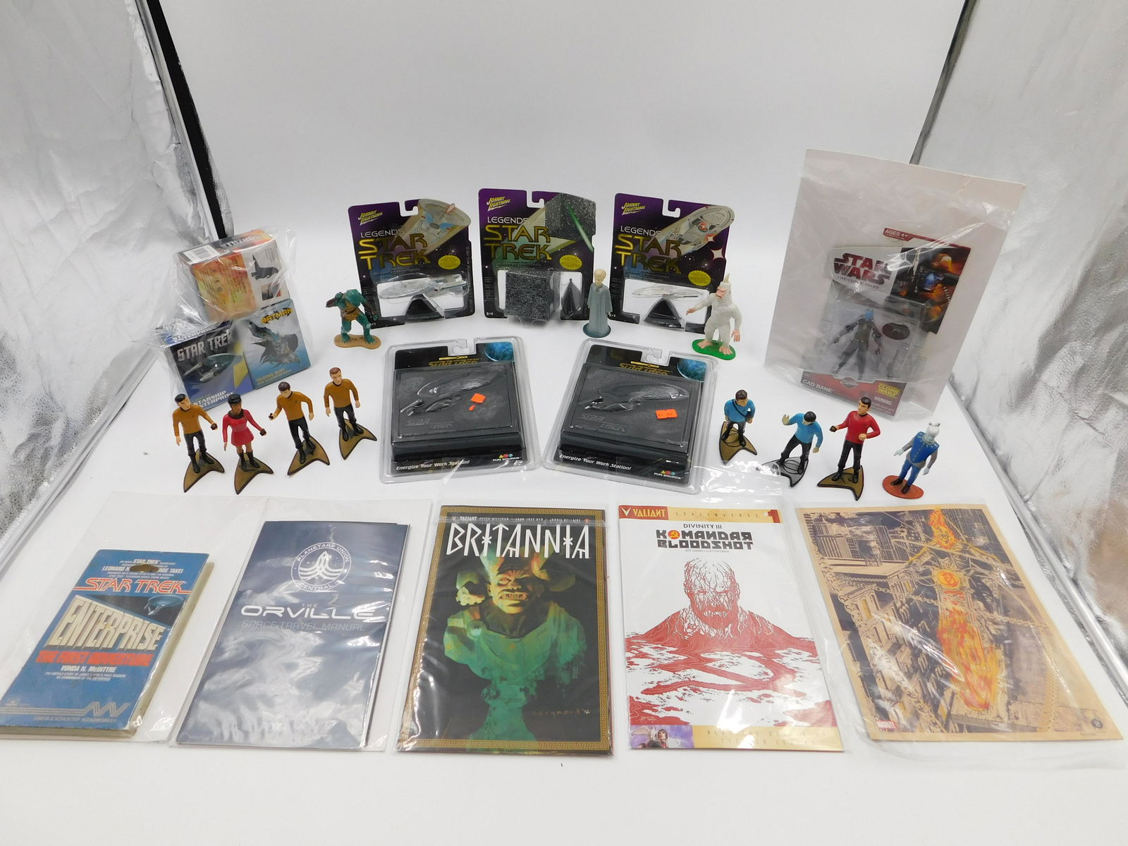 Lot of Star Trek and Star Wars Collectibles (1 of 10)