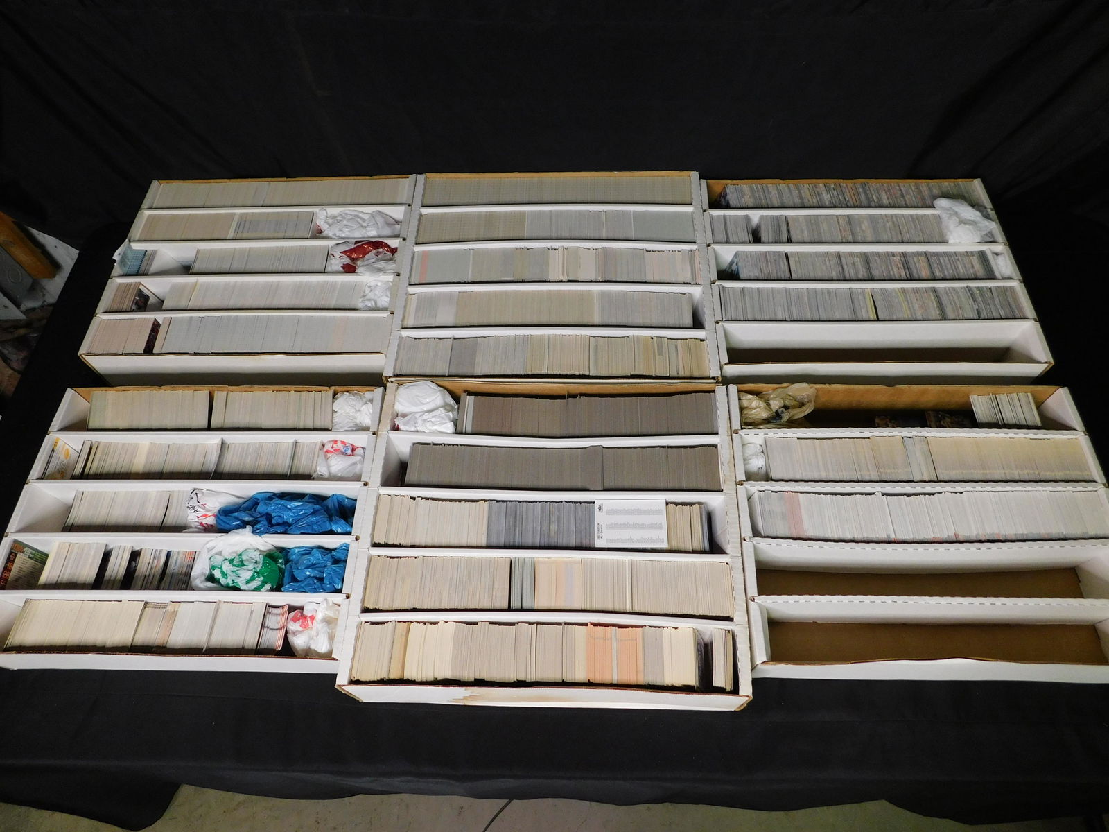 Lot of 6 Large Boxes of Baseball Cards (1 of 7)