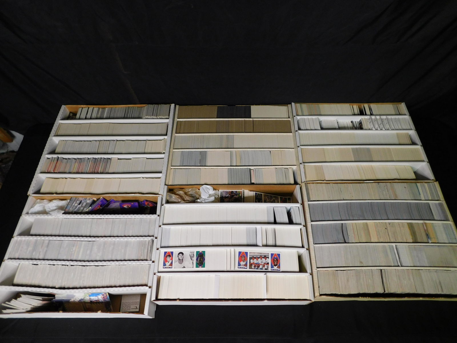 Lot of 6 Large Boxes of Baseball Cards (1 of 7)