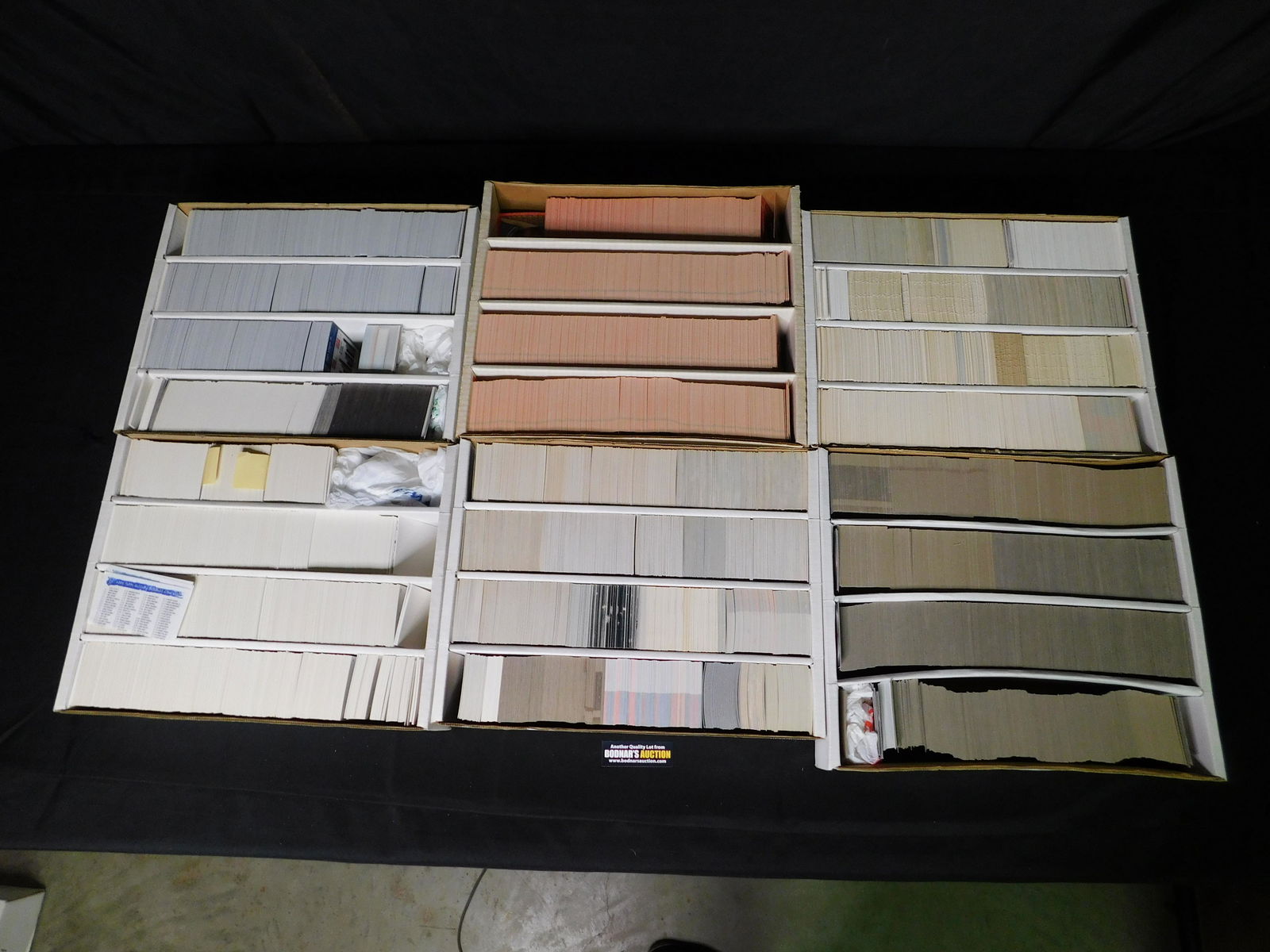 Lot of 6 Large Boxes of Baseball Cards (1 of 7)