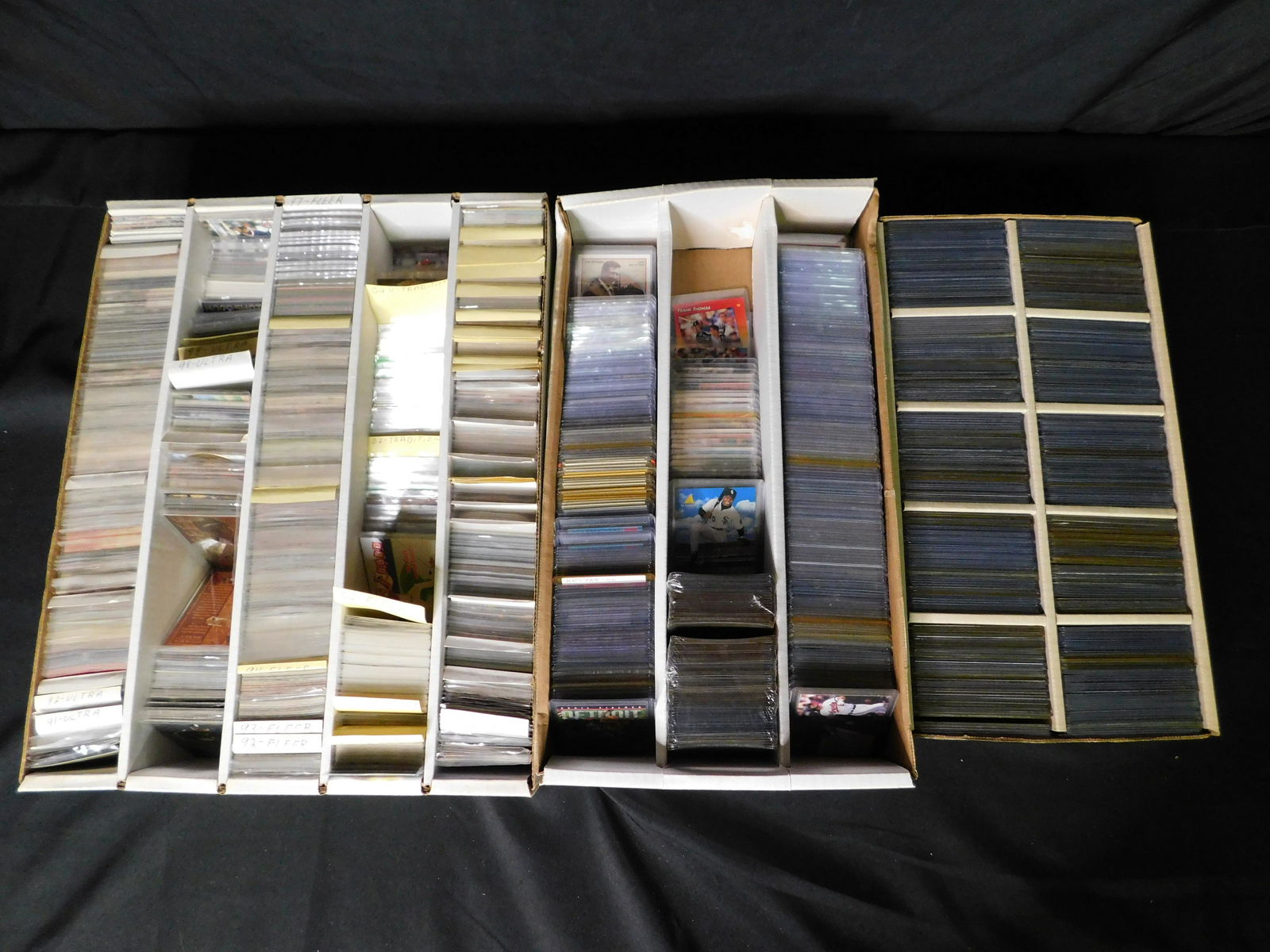 Lot of 3 Trading Card Boxes filled with Baseball Cards (1 of 5)