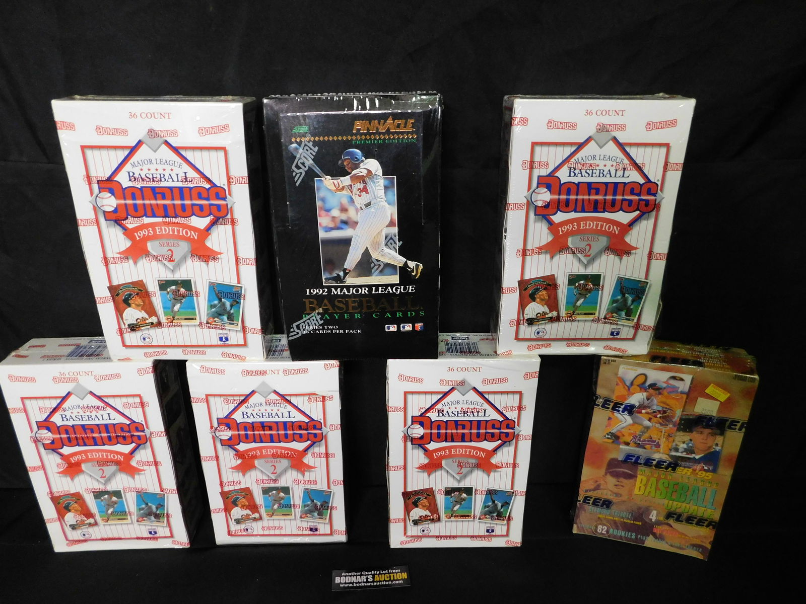 Large Lot of 7 Factory Sealed Baseball Boxes (1 of 3)