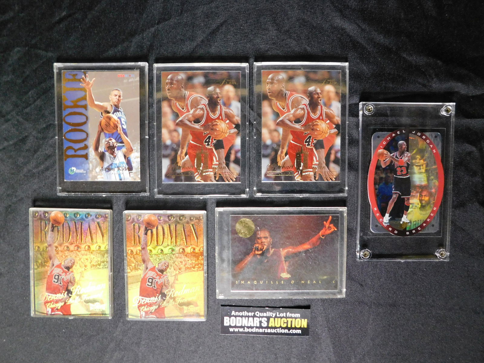 Lot of 7 Basketball Cards including Michael Jordan and (1 of 8)
