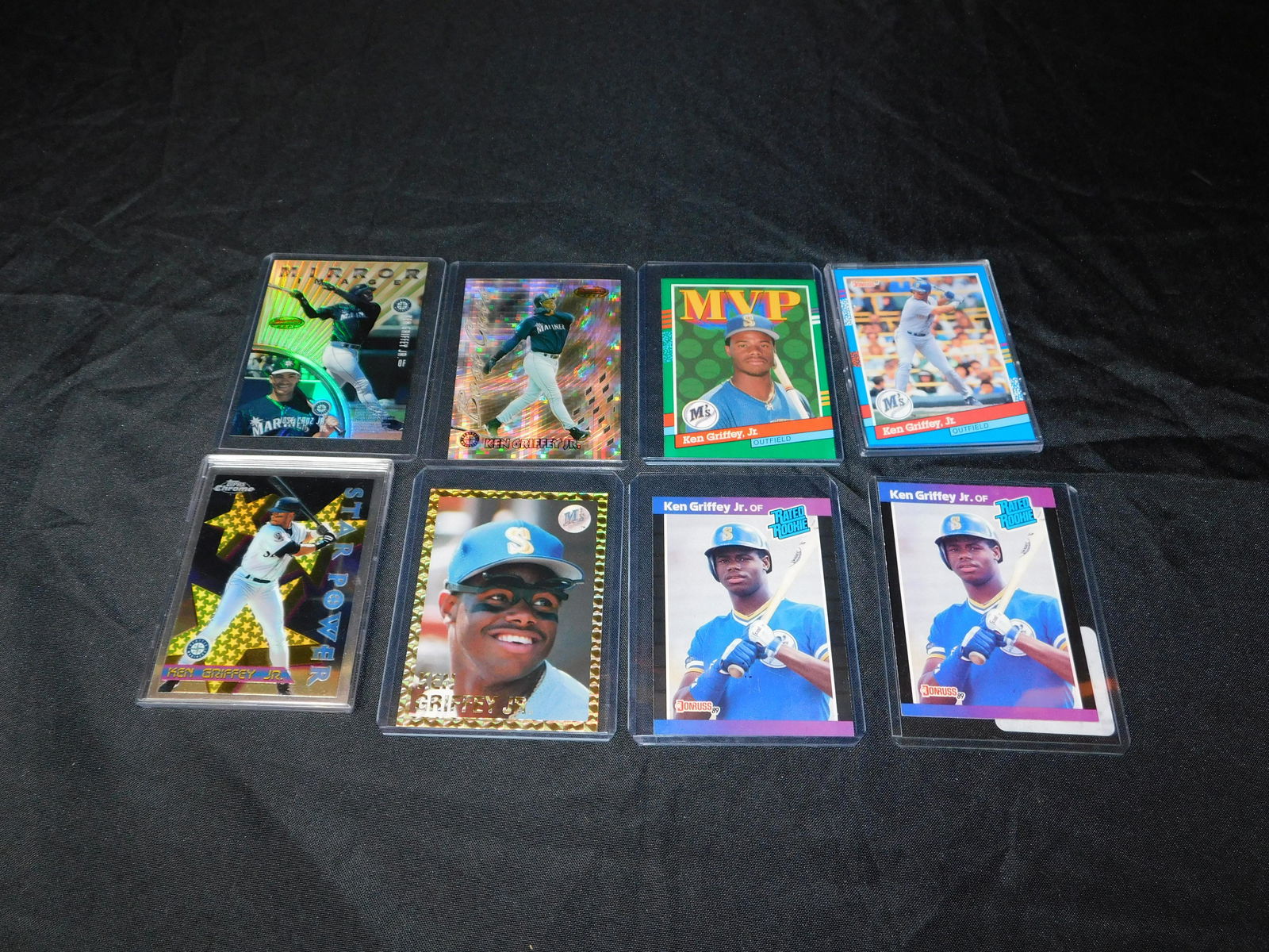 Lot of 8 Ken Griffey Jr. Cards (1 of 2)