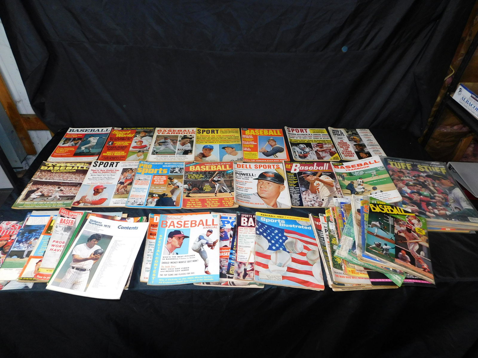 Large Lot of Baseball Magazines from the 60's-90's (1 of 5)