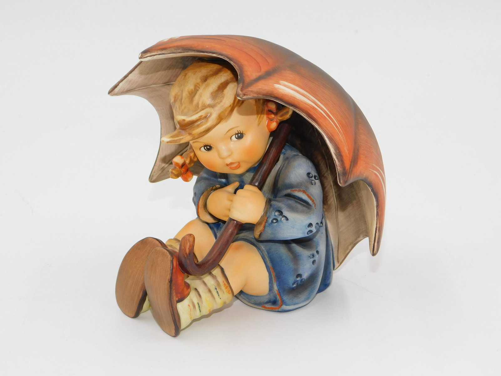 Hummel Figurine - Umbrella Girl - Artist Signed (1 of 3)