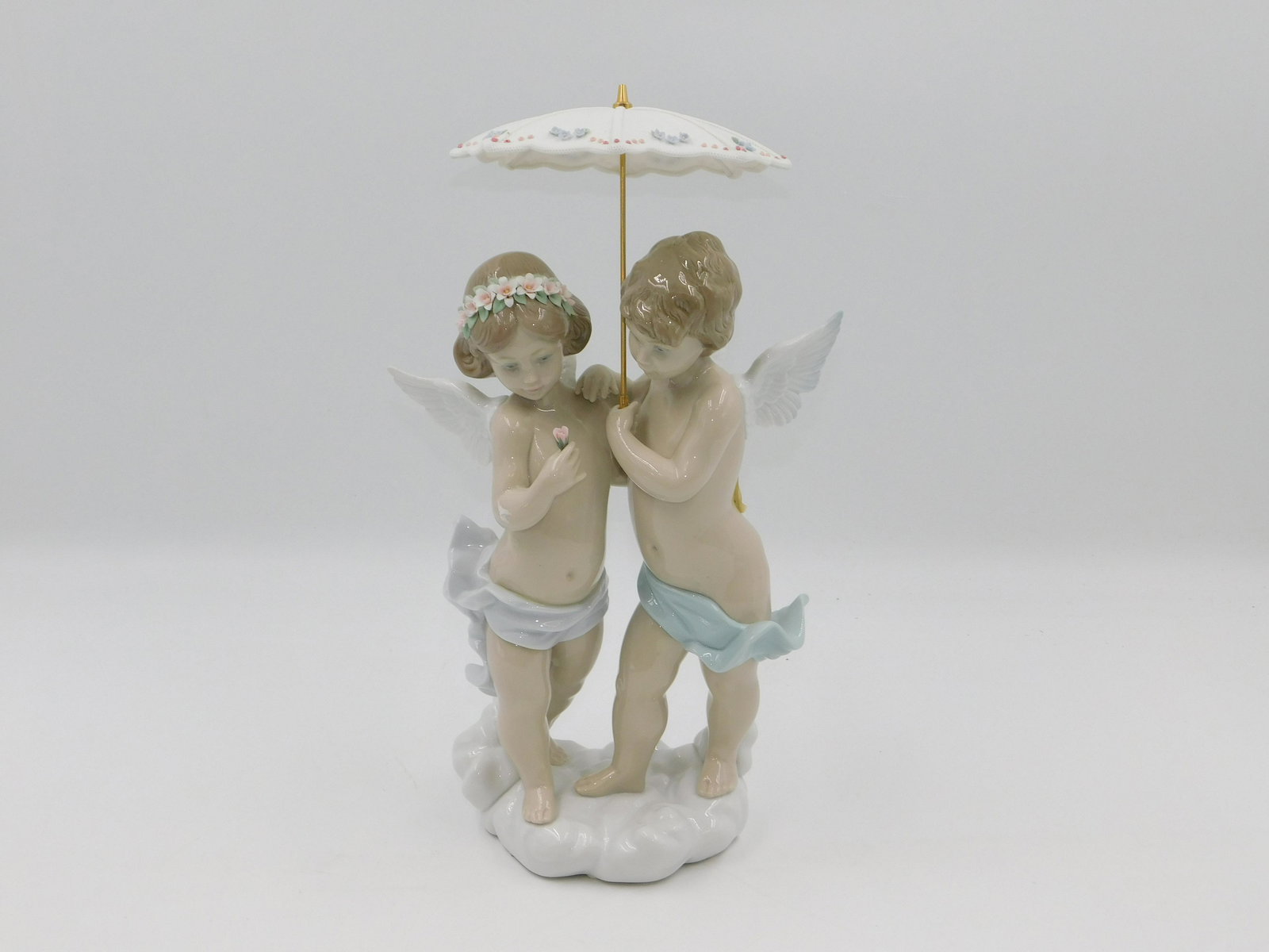 Lladro Figurine #6803 Waiting for a Rainbow - Artist (1 of 4)