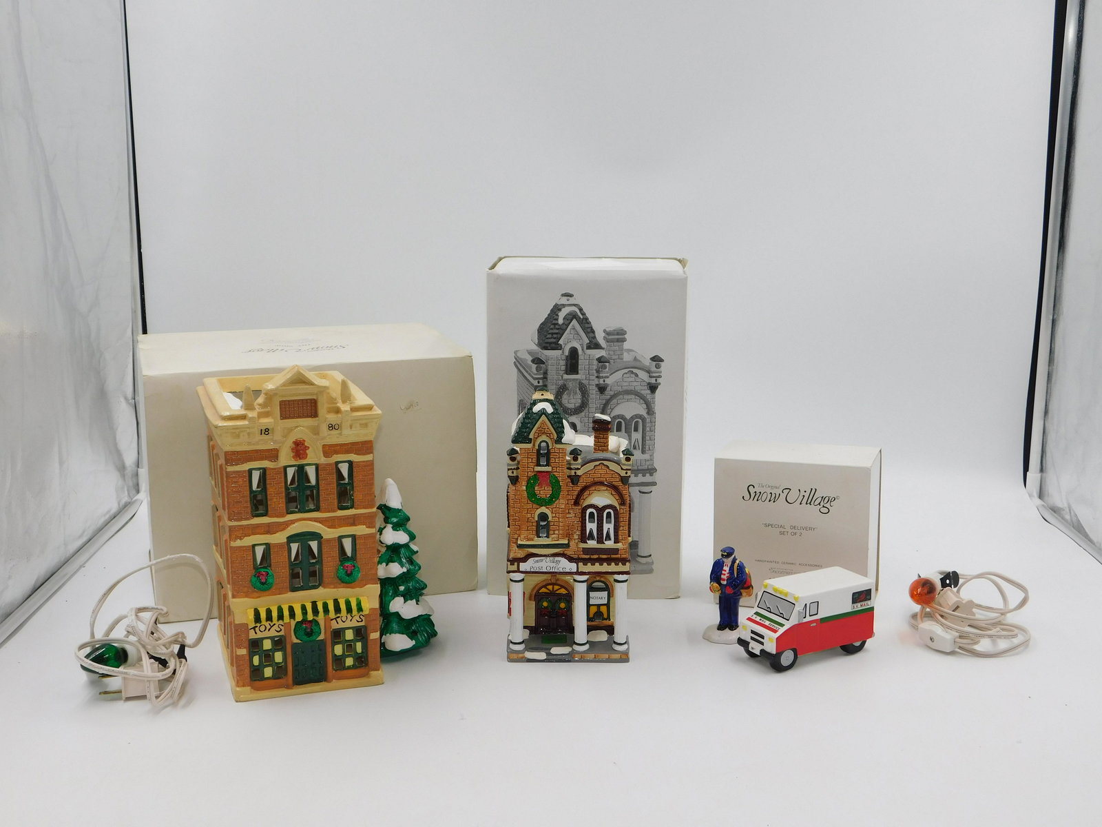 Dept. 56 Toy Shop and Post Office Lot (1 of 4)