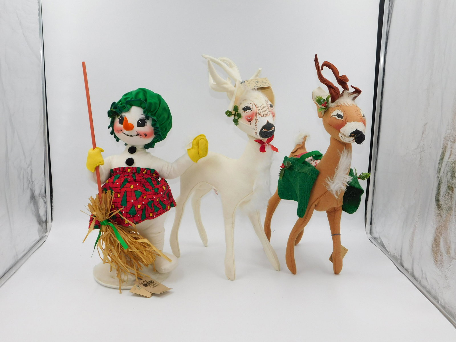 Lot of 3 Annalee Christmas Dolls (1 of 3)