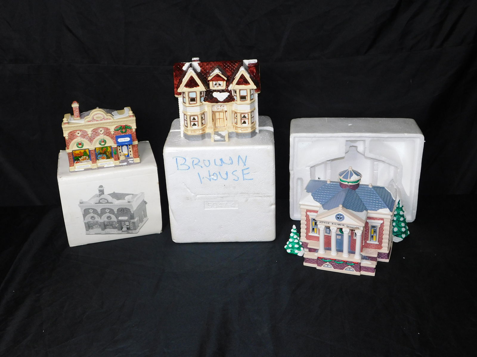 Lot of 3 Department 56 Snow Village Buildings (1 of 3)