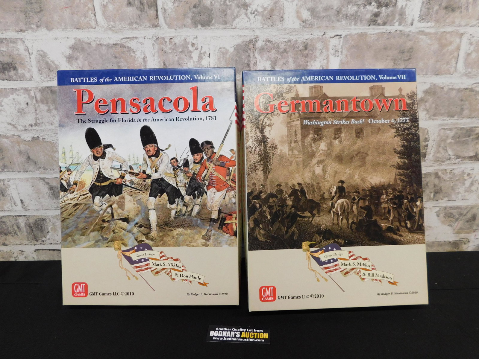 Lot of 2 American Revolution Strategy Games: Battles of the American Revolution Lot of 2 Strategy Games including Volume VI - Pensacola and Volume VII - Germantown. Appears to be in excellent condition. Please refer to photos for game components