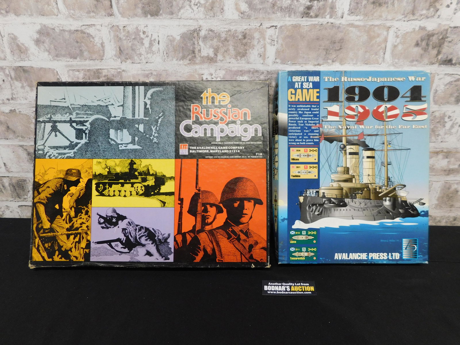 Lot of 2 Russian War Strategy Games (1 of 5)