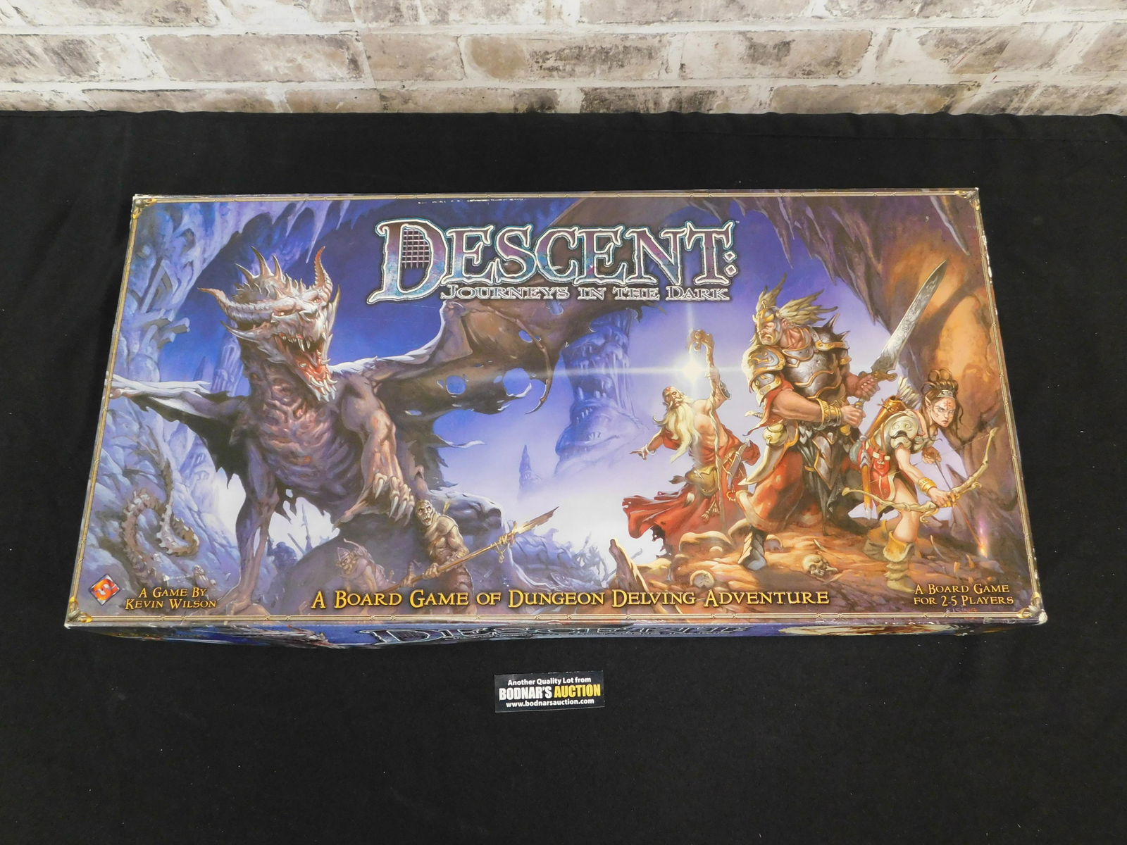 Descent: Journeys in the Dark 1st Edition Board Game: Descent: Journeys in the Dark 1st Edition Board Game by Fantasy Flight. Game appears to be in New Condition inside box. Box has some wear. Please refer to the photos for game contents. Please read the