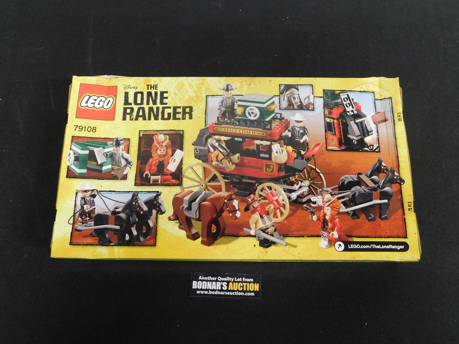 Lego The Lone Ranger Set #79108 Stagecoach Escape: Lego The Lone Ranger Set #79108 Stagecoach Escape - Sealed in Box. Box has some denting. Please read the terms and conditions. This sale will be broadcast live on sale day with full descriptions of ea