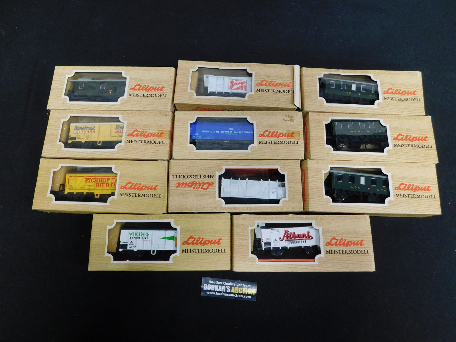Lot of Lilliput Meistermodell HO Scale Rolling Stock (1 of 4)
