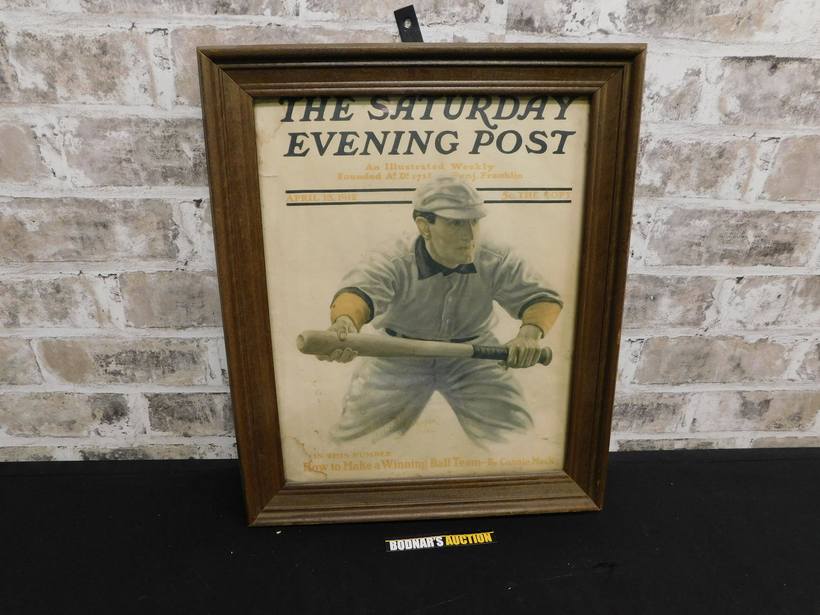 Framed Saturday Evening Post Cover - 1912 (1 of 4)
