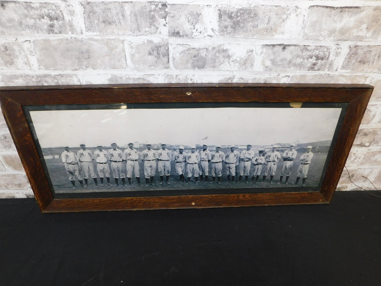 Framed Copy of 1905 NY Giants featuring Player/Manager (1 of 3)