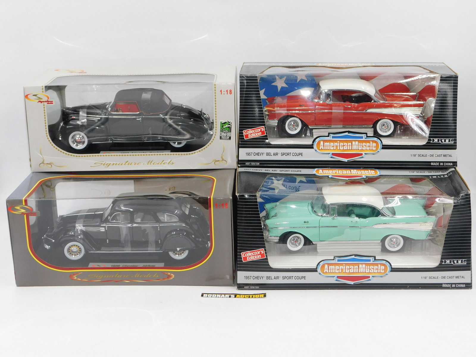 Lot of 4 Diecast Cars - American Muscle and Signature (1 of 6)
