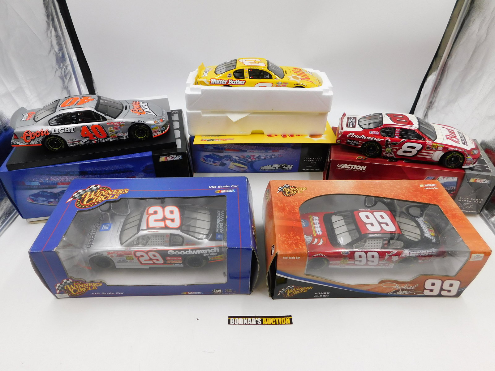 Lot of 5 Action and Winners Circle 1:18 Scale NASCAR (1 of 5)