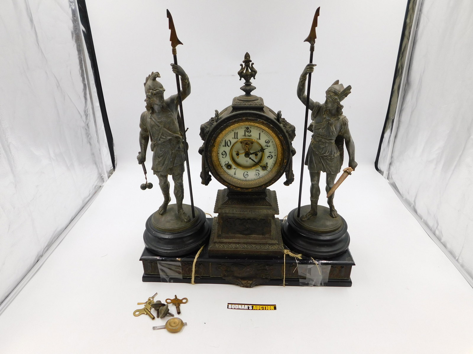 Decorative Mantle Clock - Ansonia Clockworks (1 of 6)