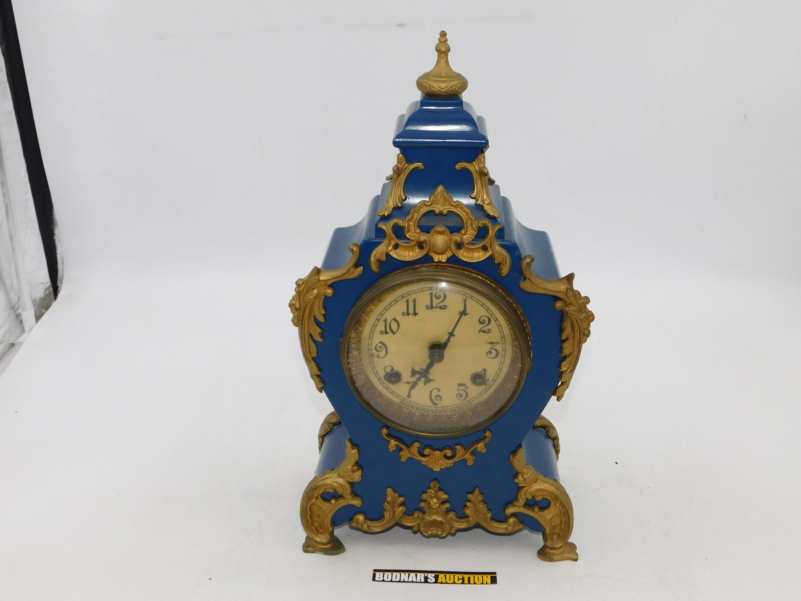 Blue French Style Shelf Clock (1 of 10)
