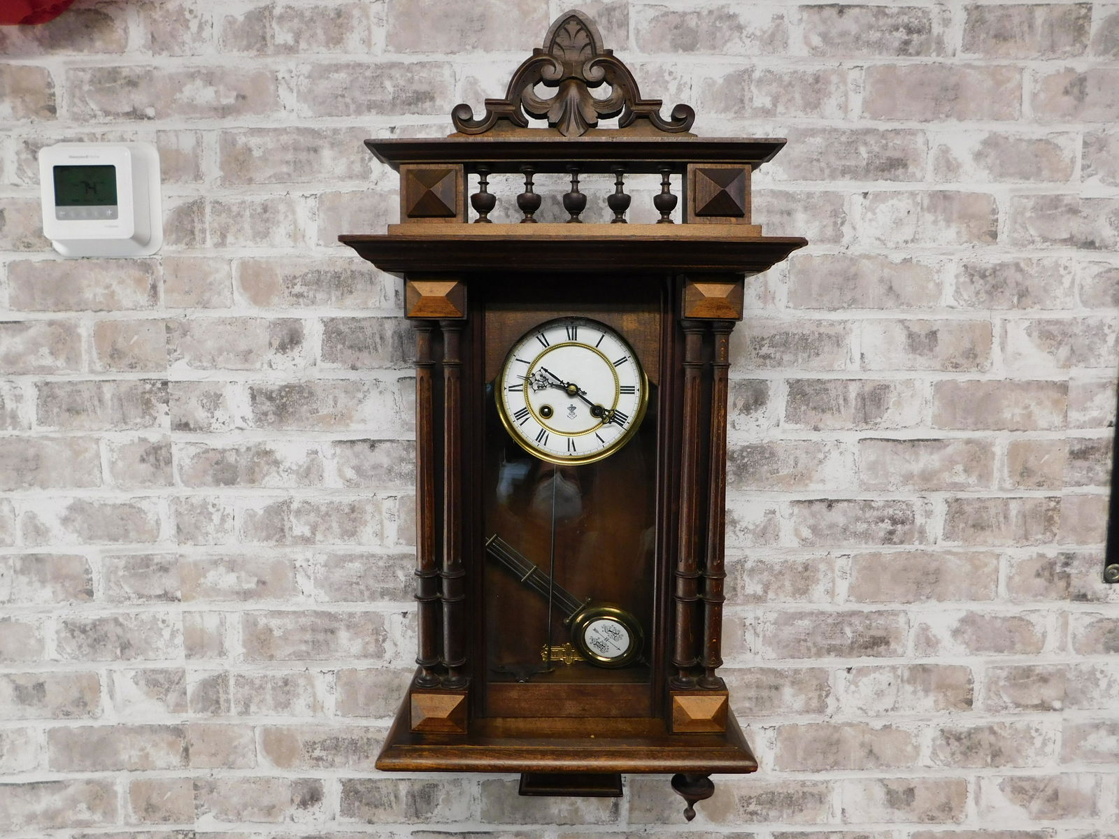 Gustav-Becker Wall Regulator Clock (1 of 6)
