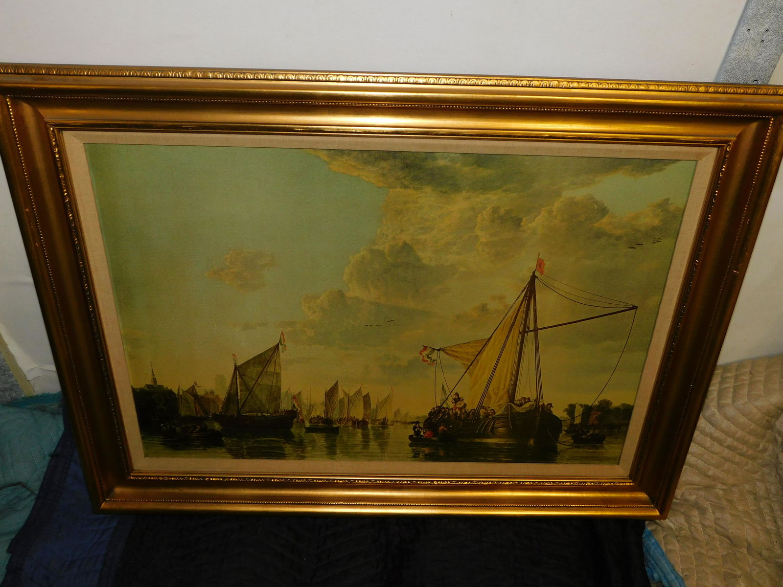 Framed Print of Ship Scene (1 of 3)
