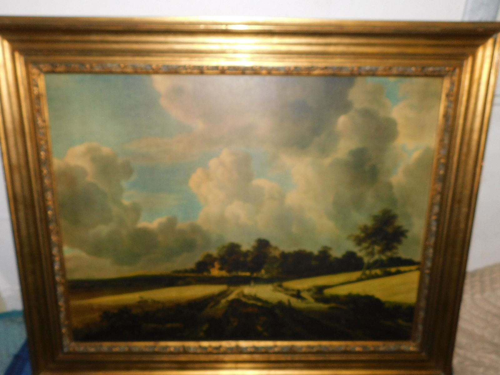 Framed Print of Country Coastal Scene (1 of 2)