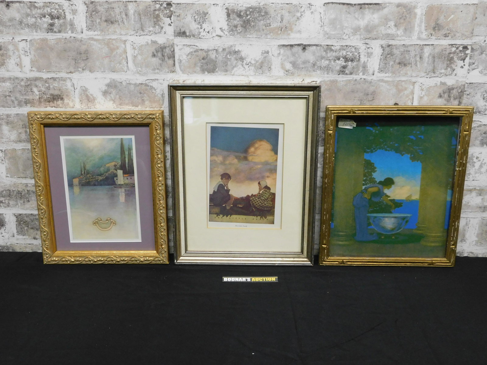 Lot of 3 Framed Maxfield Parrish Prints (1 of 5)