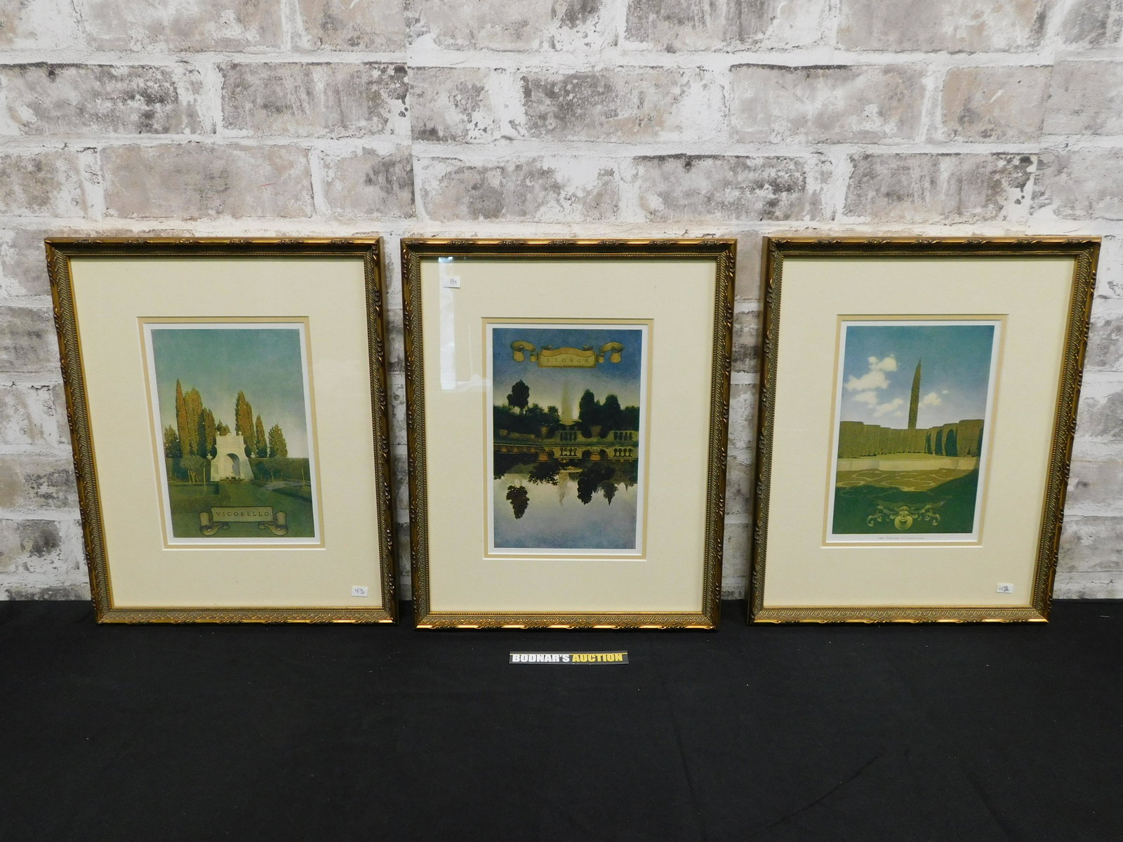 Lot of 3 Framed Maxfield Parrish Prints (1 of 4)