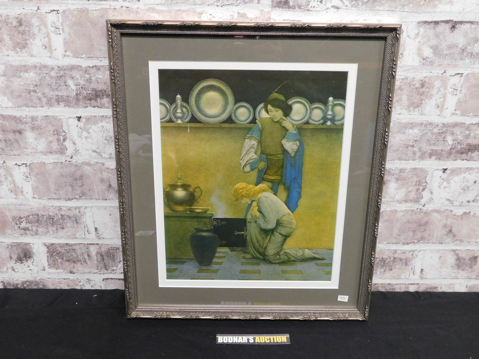 Framed Maxfield Parrish Print (1 of 3)
