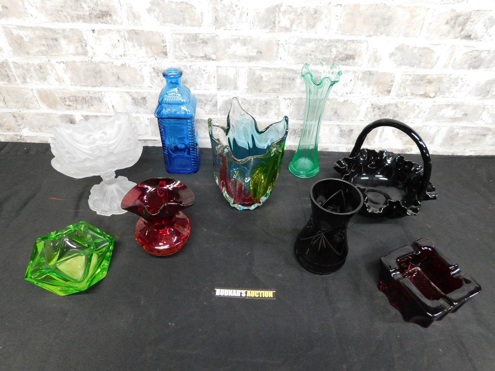 Large Lot of Colored Glass (1 of 7)