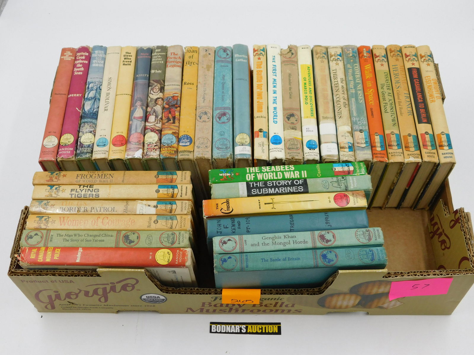 Lot of Random House World Landmark Vintage Books (1 of 5)