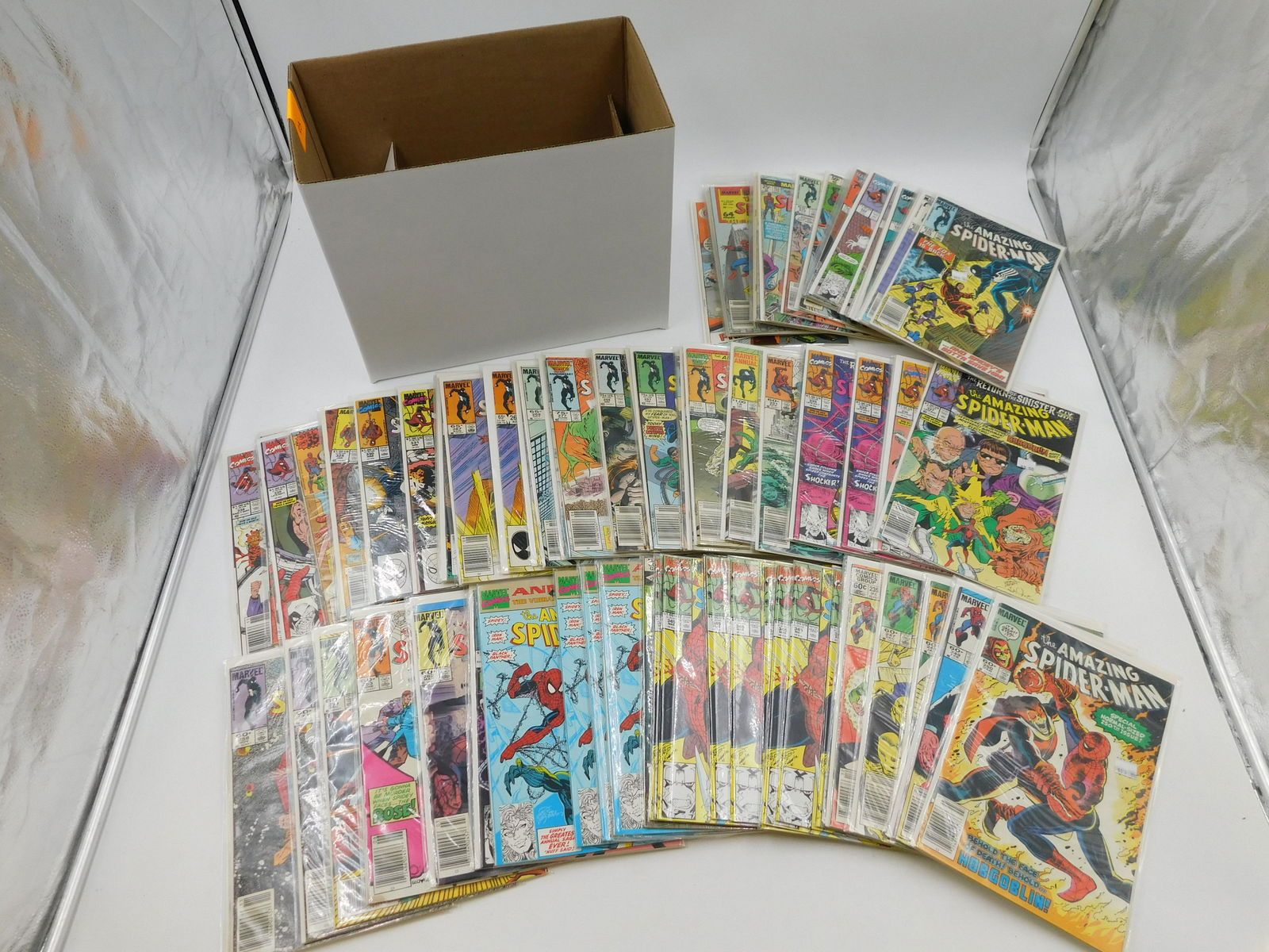 Short Box of 70-90's Amazing Spider-Man Comics (1 of 6)