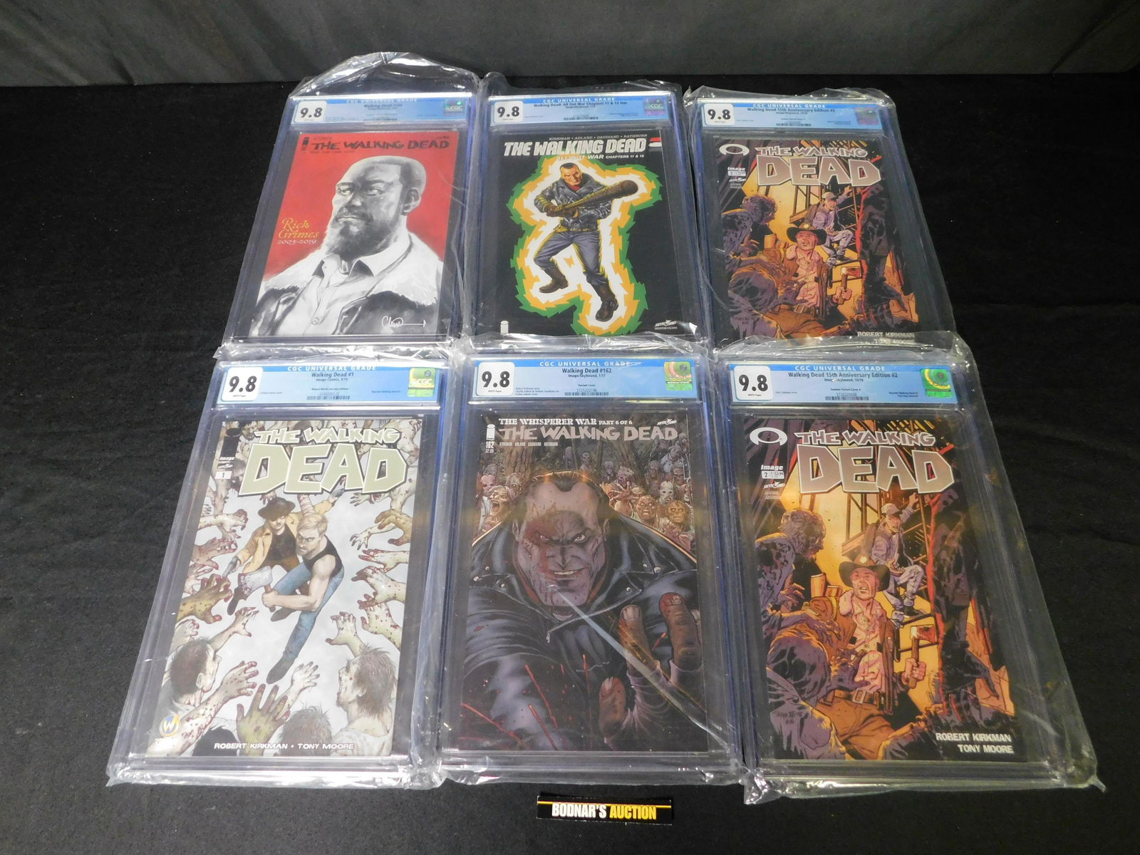 Lot of 6 CGC 9.8 Walking Dead Comics (1 of 2)