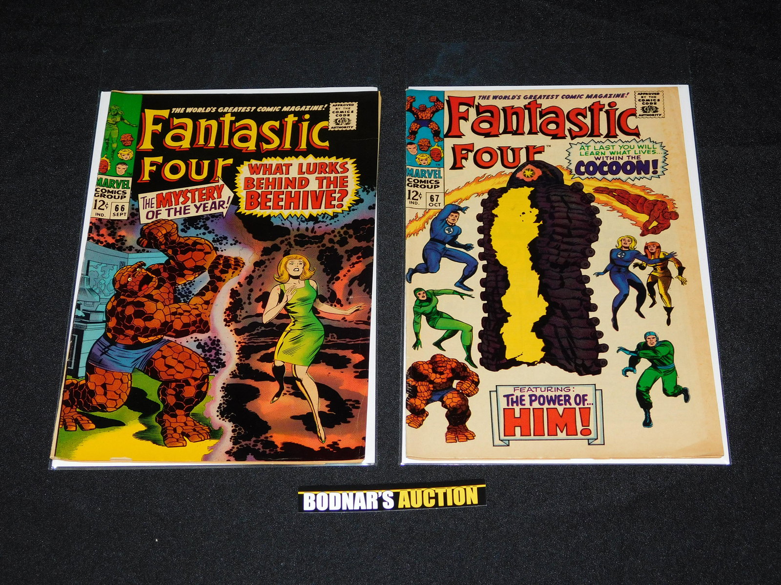 Fantastic Four #66 and #67: Fantastic Four #66 and #67. #67 has ad page ripped out. Does not affect story. First Cameo Appearances of Adam Warlock. Please read the terms and conditions. This sale will be broadcast live on sale d