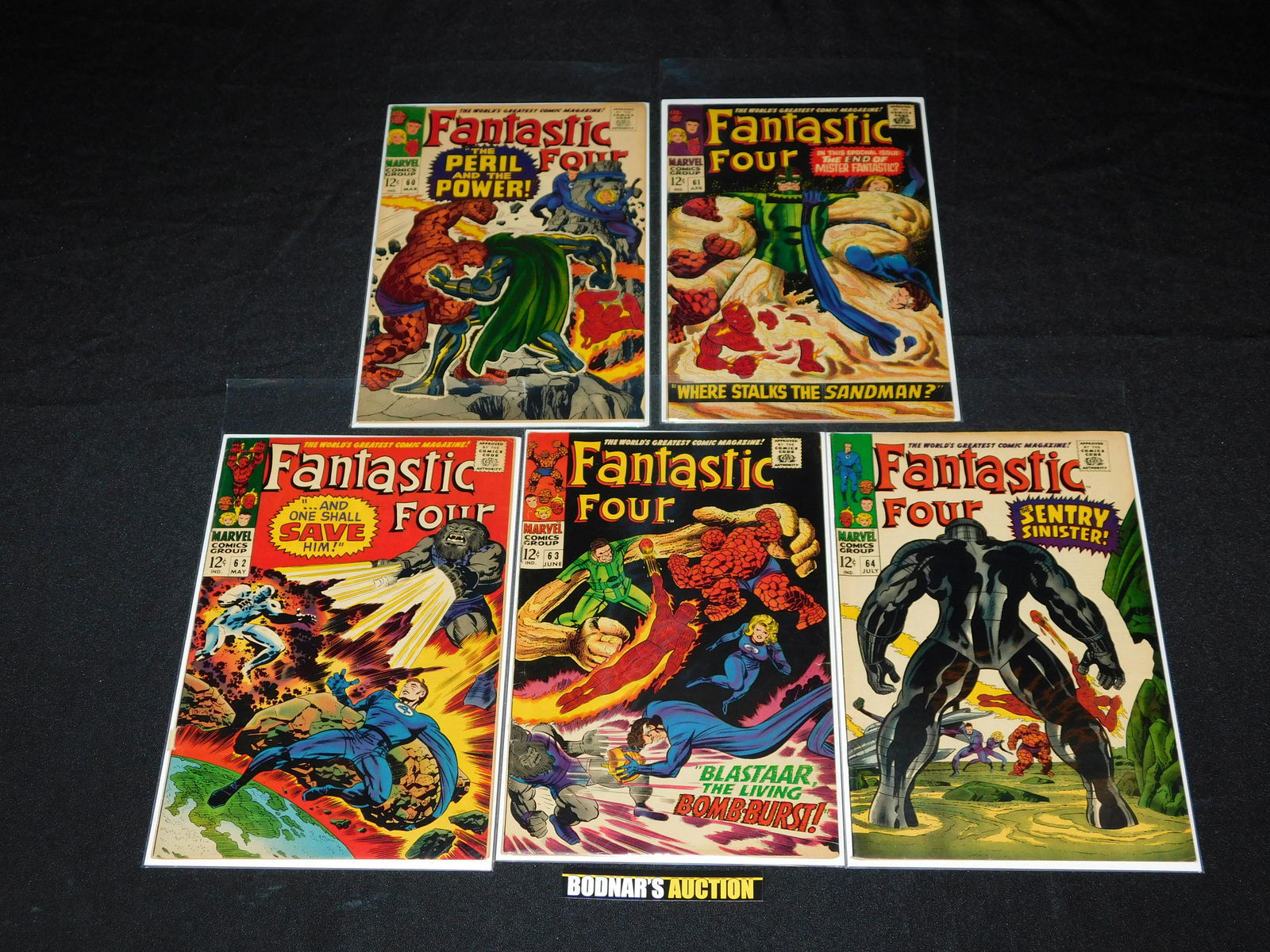 Lot of 5 Fantastic Four Comics #60-64 (1 of 1)