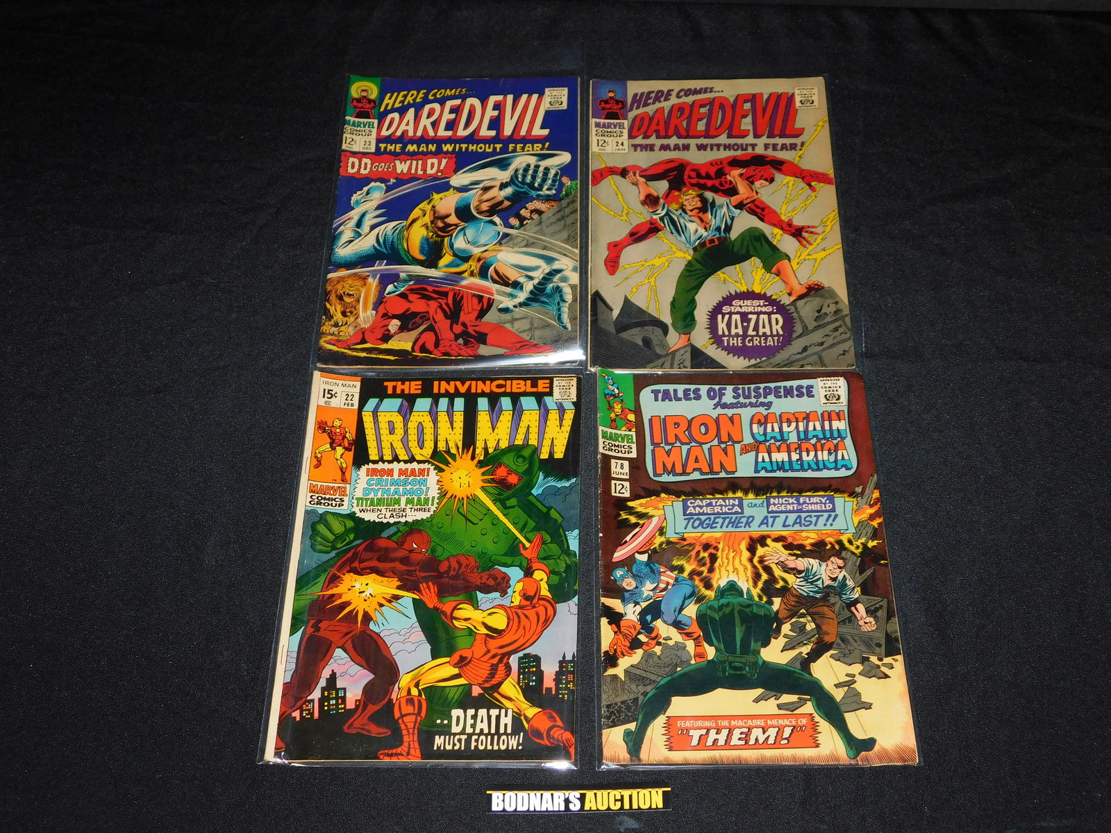 Lot of 4 Silver Age Marvel Comics Book (1 of 1)
