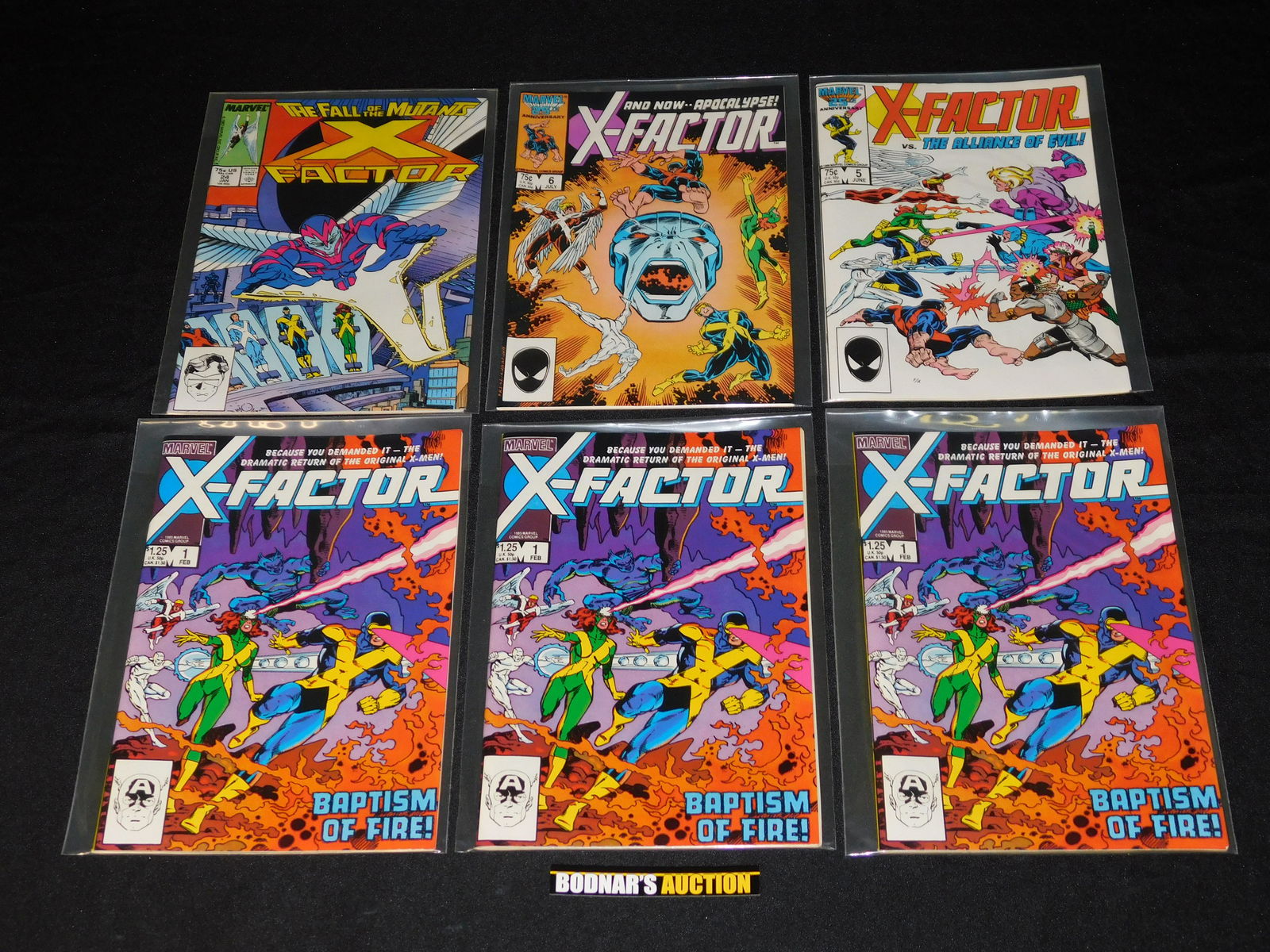 Lot of 6 Key X-Factor Issues (1 of 1)