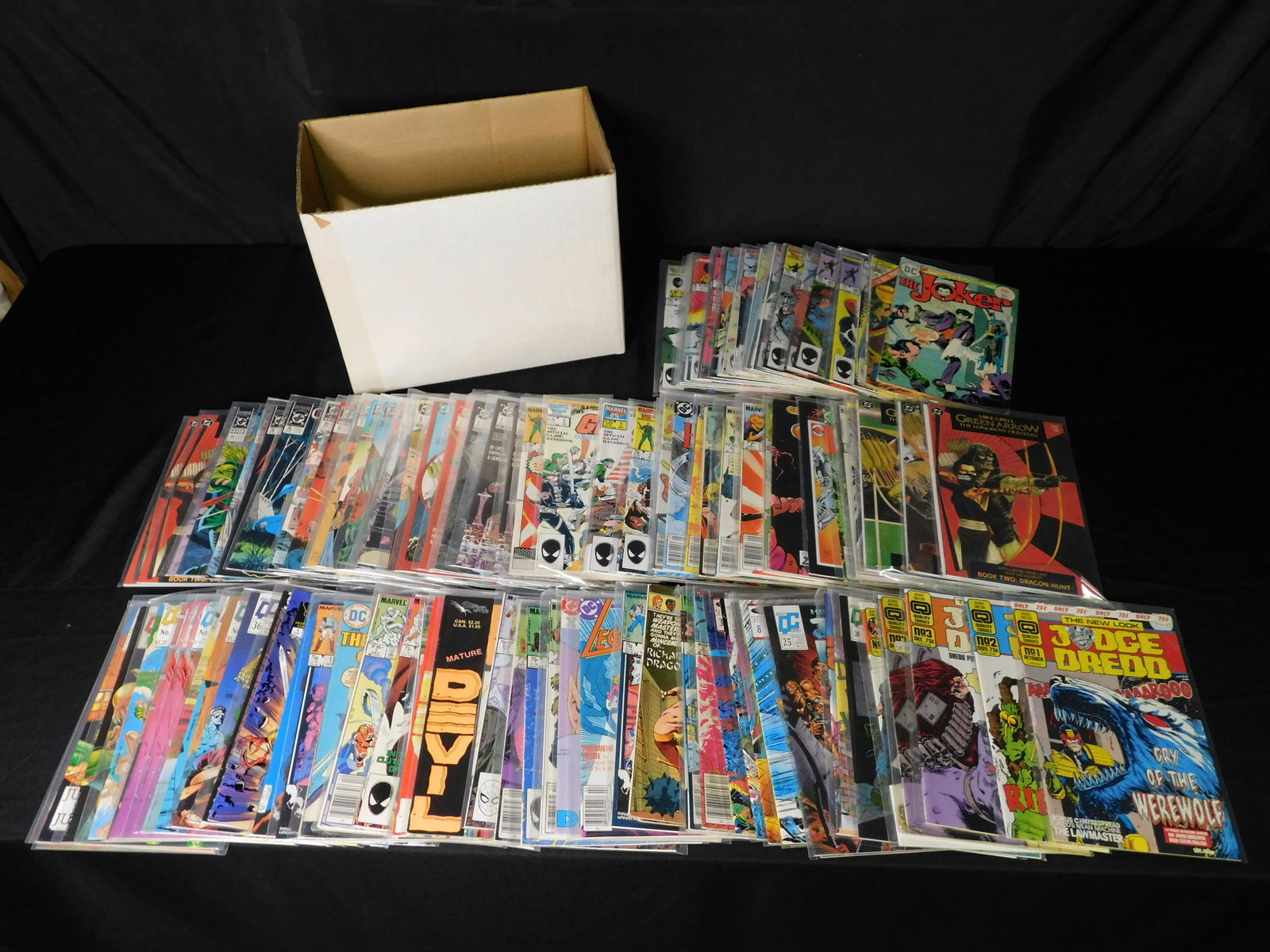 Short Box of Marvel, DC, and Independent Comics (1 of 9)