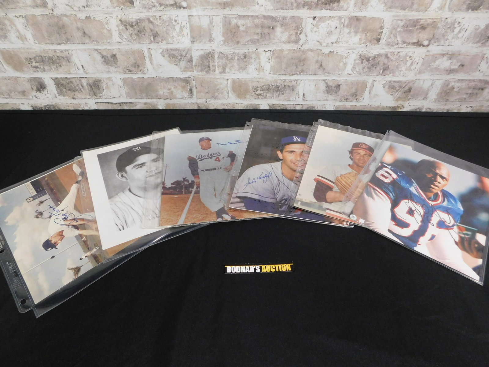 Lot of 10 Autographed Photographs: Lot of 10 Autographed Photographs including Joe Pepitone, Duke Snider, Sandy Koufax, Stan Musial, , and More. All of the lots of photographs came from a collector's estate. None of the photographs com