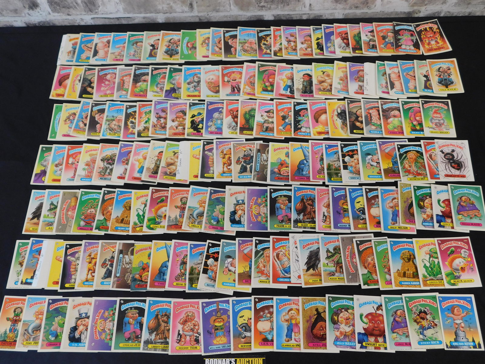 Lot of Garbage Pail Kids Cards: Lot of Garbage Pail Kids Cards including Cards from Series 2 A and B and Series 3 A and B. Also included is Bad Brad from Series 1. All items are shipped USPS or UPS and will be billed separately. A $