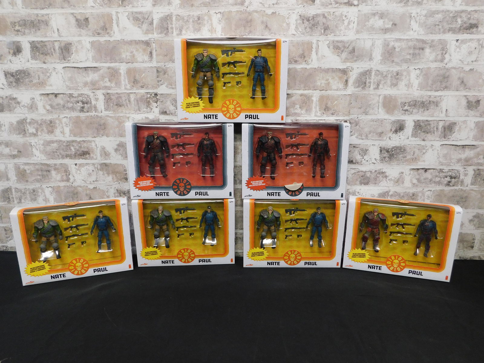 Lot 7 Boxes of Die! Die! Die! Nate and Paul Figures (1 of 5)