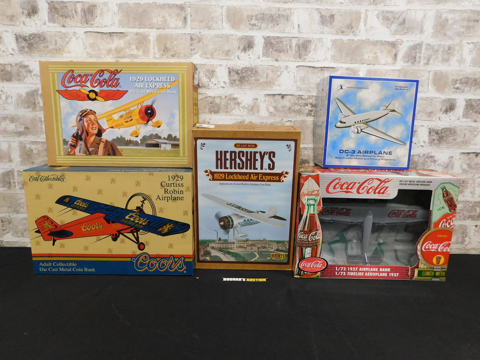 【希少】COCA COLA 1929 LOCKHEED AIR ダイキャスト ERTL Coca Cola 1929 Lockheed Air Express Plane Diecast Metal
