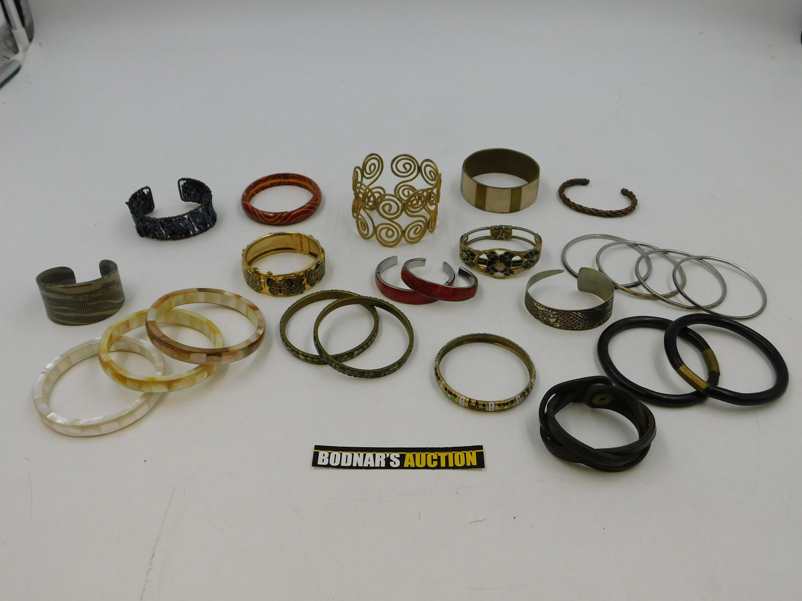 Lot of Bangle Bracelets and Cuffs (1 of 6)