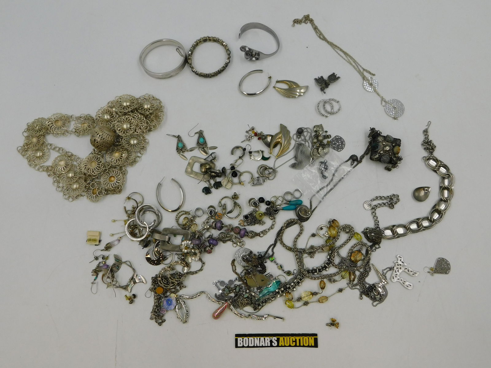 Lot of Silvertone Costume Jewelry (1 of 4)